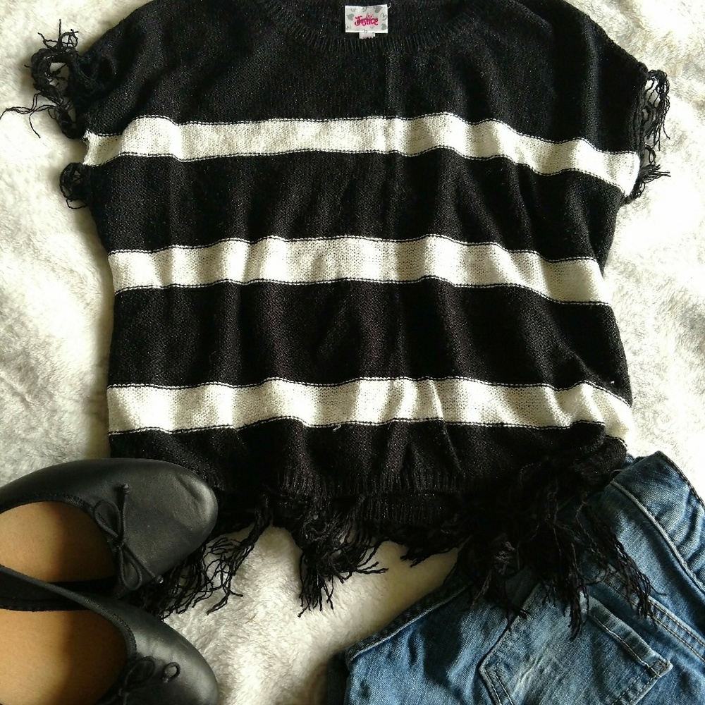 Black and White Sweater